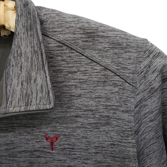 NWOT The Hamptons Long Beach 1/4 Zip Pullover Sweatshirt XXL 2XL Heather Gray - Picture 7 of 13